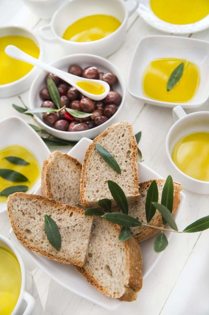 Bread and olive oil